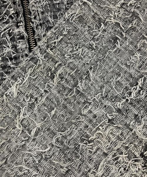 DIESEL（ディーゼル）DIESEL (ディーゼル) フリンジジャケット グレー サイズ:XSの古着・服飾アイテム