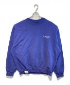 LIBEREリベーレ）の古着「ロゴ刺繍ビッグシルエットスウェットシャツ」｜ブルー