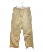 FULLCOUNTフルカウント）の古着「［古着］チノトラウザーズパンツ」｜カーキ