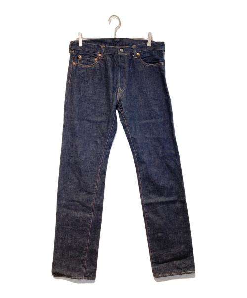 MOMOTARO JEANS（桃太郎ジーンズ）MOMOTARO JEANS (桃太郎ジーンズ) 出陣 タイトストレート ジーンズ インディゴ サイズ:86cm (W34)の古着・服飾アイテム