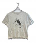 Aime Leon Doreエメ レオン ドレ）の古着「ロゴTシャツ」｜グレー