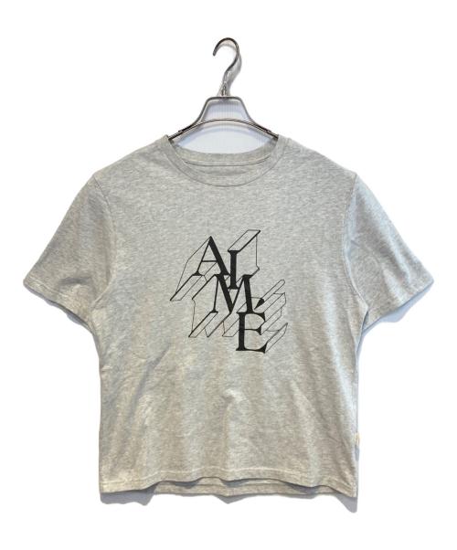 Aime Leon Dore（エメ レオン ドレ）Aime Leon Dore (エメ レオン ドレ) ロゴTシャツ グレー サイズ:Mの古着・服飾アイテム