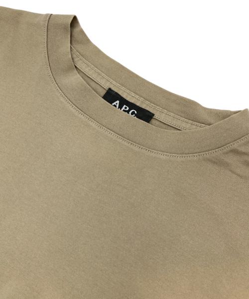 A.P.C.（アーペーセー）A.P.C. (アーペーセー) クルーネックTシャツ ブラウン サイズ:Mの古着・服飾アイテム