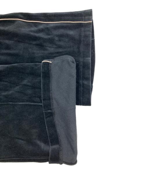 JJJJound（ジョウンド）JJJJound (ジョウンド) ベロアパンツ ブラック サイズ:Mの古着・服飾アイテム