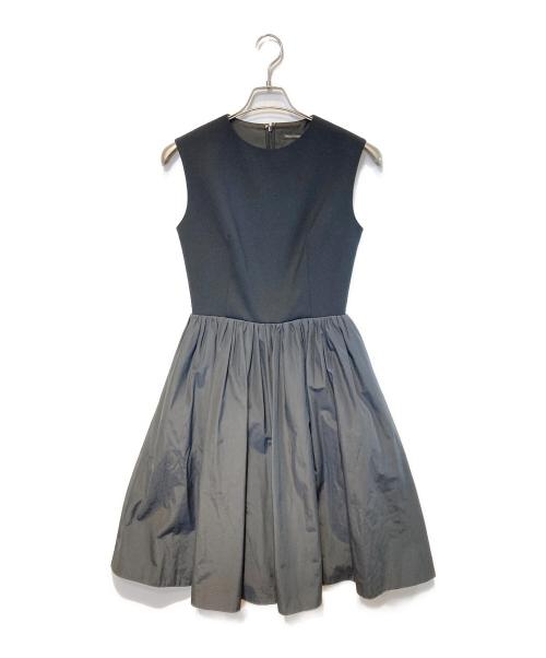 DRESSTERIOR（ドレステリア）DRESSTERIOR (ドレステリア) 切替ノースリーブワンピース ブラック サイズ:38の古着・服飾アイテム