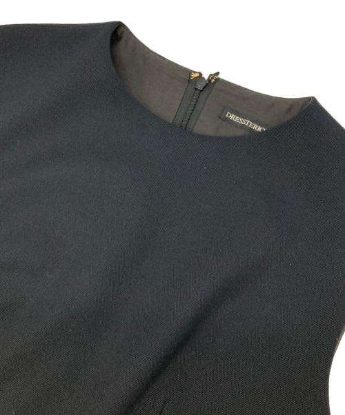 DRESSTERIOR（ドレステリア）DRESSTERIOR (ドレステリア) 切替ノースリーブワンピース ブラック サイズ:38の古着・服飾アイテム