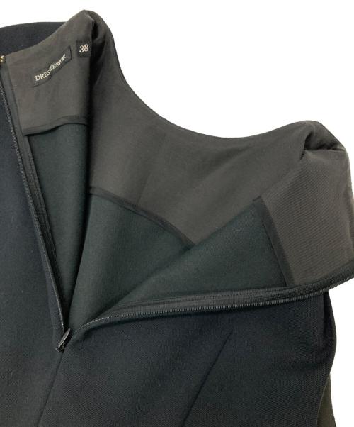 DRESSTERIOR（ドレステリア）DRESSTERIOR (ドレステリア) 切替ノースリーブワンピース ブラック サイズ:38の古着・服飾アイテム