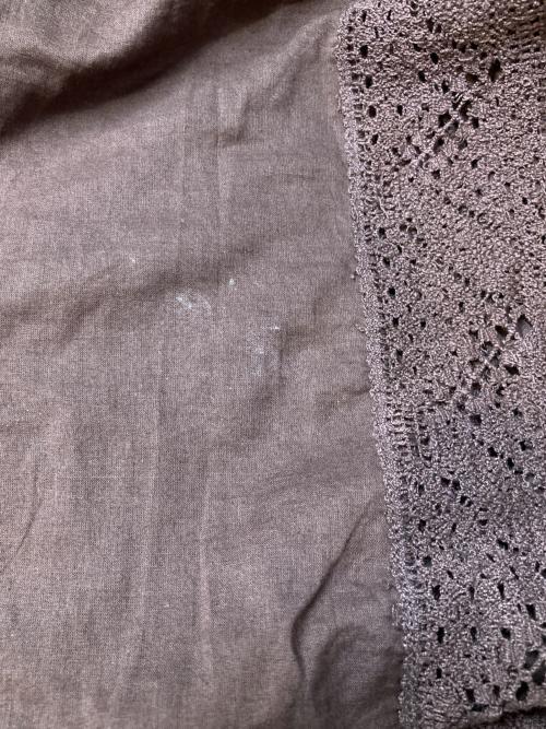 FRAMeWORK（フレームワーク）FRAMeWORK (フレームワーク) ファインボイルシームレースカフタンワンピース ブラウン サイズ:36の古着・服飾アイテム