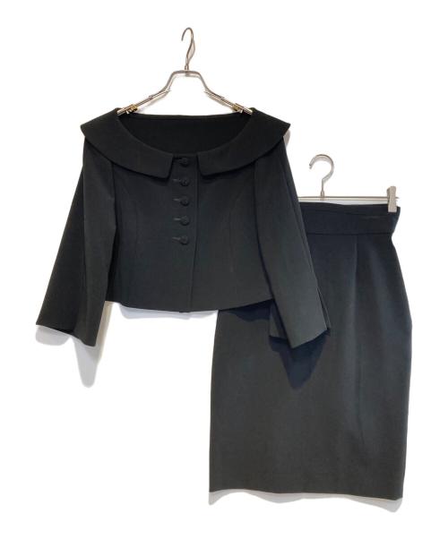 FOXEY NEWYORK（フォクシーニューヨーク）FOXEY NEWYORK (フォクシーニューヨーク) スカートセットアップ ブラック サイズ:40の古着・服飾アイテム