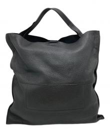 JIL SANDER（ジルサンダー）の古着「XIAO レザートートバッグ」｜ブラック
