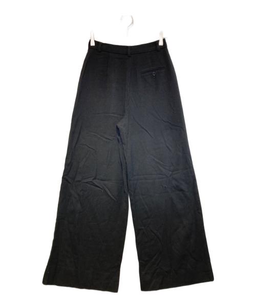 RALPH LAUREN Purple Label（ラルフ ローレン パープル レーベル）RALPH LAUREN Purple Label (ラルフ ローレン パープル レーベル) ウールワイドパンツ ブラック サイズ:6の古着・服飾アイテム