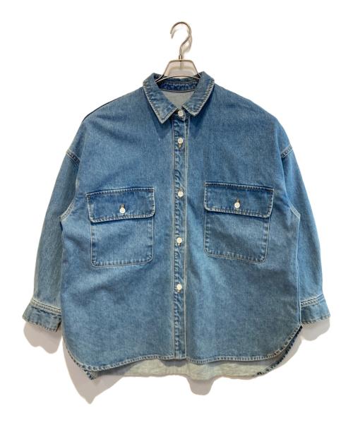 BABYLONE（バビロン）BABYLONE (バビロン) デニムビッグシャツ インディゴ サイズ:FREEの古着・服飾アイテム