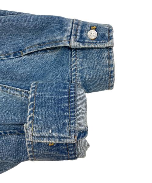 BABYLONE（バビロン）BABYLONE (バビロン) デニムビッグシャツ インディゴ サイズ:FREEの古着・服飾アイテム