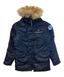 ALPHA×STRICT-G（アルファ×ストラクトジー）の古着「N-3B フライトジャケット」｜ネイビー