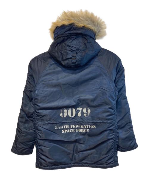 ALPHA（アルファ）ALPHA (アルファ) STRICT-G (ストラクトジー) N-3B フライトジャケット ネイビー サイズ:Sの古着・服飾アイテム