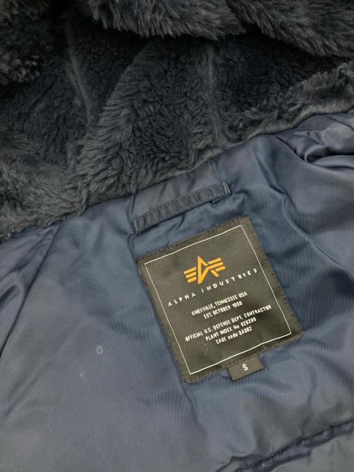 ALPHA（アルファ）ALPHA (アルファ) STRICT-G (ストラクトジー) N-3B フライトジャケット ネイビー サイズ:Sの古着・服飾アイテム