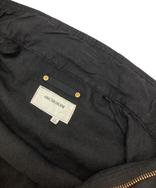 anachronorm（アナクロノーム）anachronorm (アナクロノーム) リネンジャケット ブラック サイズ:02/34の古着・服飾アイテム