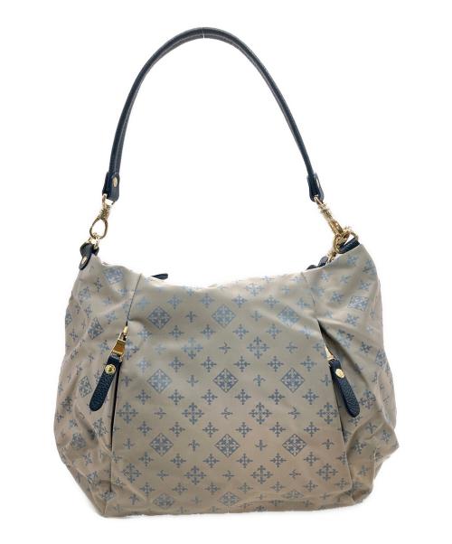 russet（ラシット）russet (ラシット) 2WAYショルダーバッグ ベージュ×ネイビー サイズ:下記参照　の古着・服飾アイテム