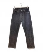 LEVI'Sリーバイス）の古着「［古着］後染めデニムパンツ」｜ブラック