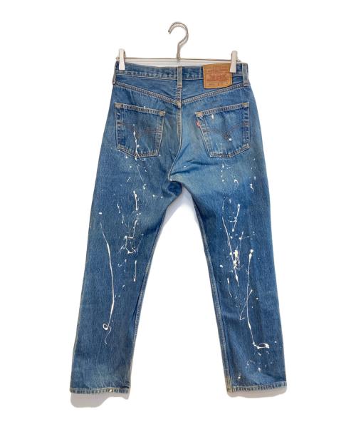 LEVI'S（リーバイス）LEVI'S (リーバイス) ［古着］501XX ペイントデニムパンツ インディゴ サイズ:78.5cm (W31)の古着・服飾アイテム