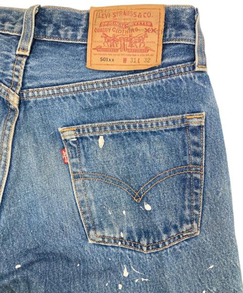 LEVI'S（リーバイス）LEVI'S (リーバイス) ［古着］501XX ペイントデニムパンツ インディゴ サイズ:78.5cm (W31)の古着・服飾アイテム