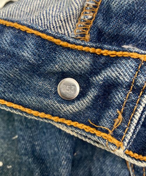 LEVI'S（リーバイス）LEVI'S (リーバイス) ［古着］501XX ペイントデニムパンツ インディゴ サイズ:78.5cm (W31)の古着・服飾アイテム