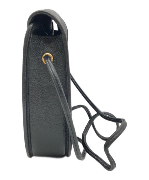 Yves Saint Laurent（イヴサンローラン）Yves Saint Laurent (イヴサンローラン) フラップショルダーバッグ ブラック サイズ:下記参照　の古着・服飾アイテム