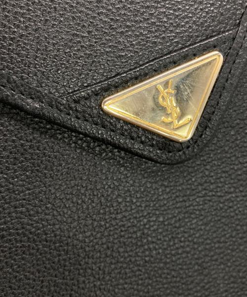 Yves Saint Laurent（イヴサンローラン）Yves Saint Laurent (イヴサンローラン) フラップショルダーバッグ ブラック サイズ:下記参照　の古着・服飾アイテム