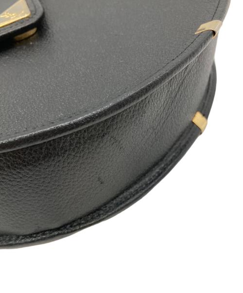 Yves Saint Laurent（イヴサンローラン）Yves Saint Laurent (イヴサンローラン) フラップショルダーバッグ ブラック サイズ:下記参照　の古着・服飾アイテム