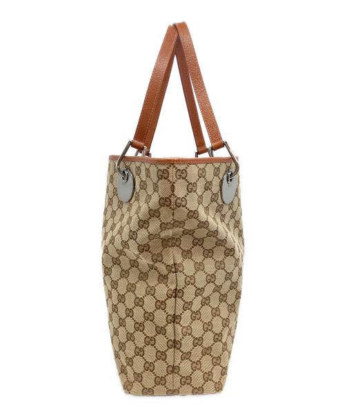 GUCCI（グッチ）GUCCI (グッチ) GGキャンバストートバッグ ベージュ サイズ:下記参照　の古着・服飾アイテム