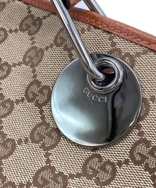 GUCCI（グッチ）GUCCI (グッチ) GGキャンバストートバッグ ベージュ サイズ:下記参照　の古着・服飾アイテム