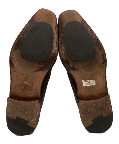 Aquascutum（アクアスキュータム）Aquascutum (アクアスキュータム) メダリオンシューズ ブラウン サイズ:7 1/2の古着・服飾アイテム