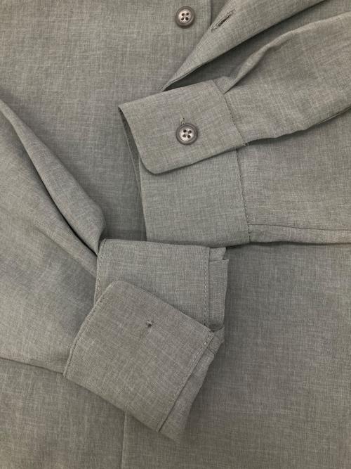 Snow peak（スノーピーク）Snow peak (スノーピーク) Peライトポプリンシャツ グレー サイズ:Ｍの古着・服飾アイテム