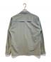 Snow peak (スノーピーク) Peライトポプリンシャツ グレー サイズ:Ｍ：7000円