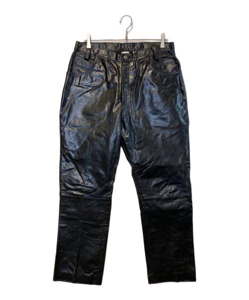 wilsons leather（ウィルソンズレザー）wilsons leather (ウィルソンズレザー) ［古着］レザーパンツ ブラック サイズ:36の古着・服飾アイテム