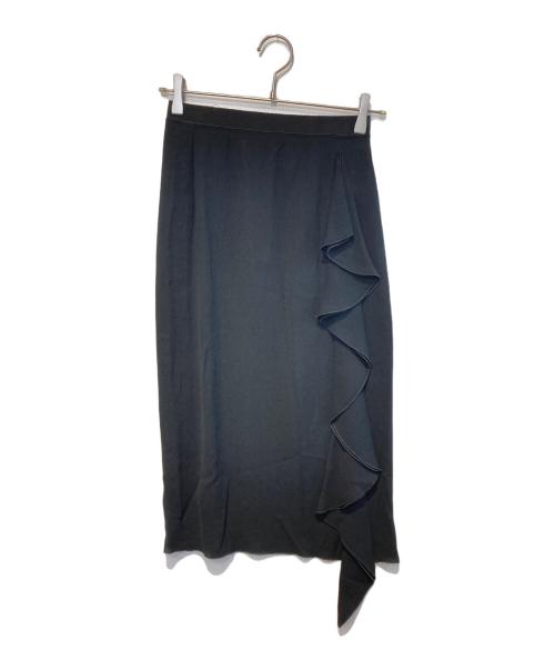 DOLCE & GABBANA（ドルチェ＆ガッバーナ）DOLCE & GABBANA (ドルチェ＆ガッバーナ) フリルスカート ブラック サイズ:38の古着・服飾アイテム