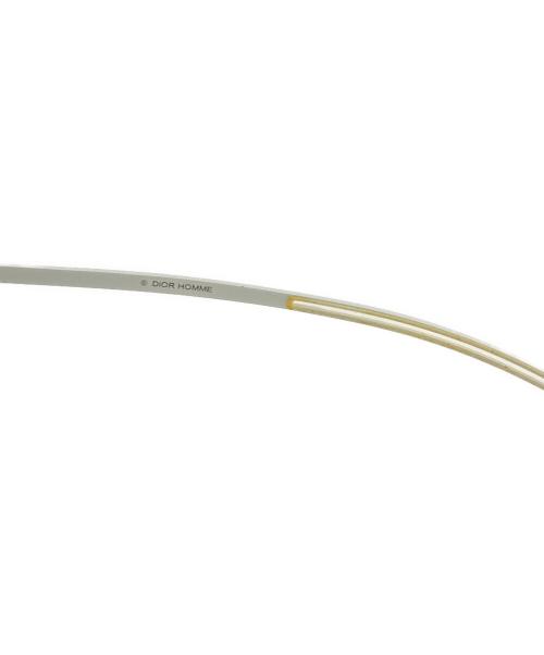 DIOR HOMME（ディオール オム）DIOR HOMME (ディオール オム) サングラス ホワイト サイズ:SIZE 62□13　120の古着・服飾アイテム