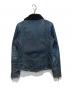 DIESEL (ディーゼル) 裏ボアデニムライダースジャケット インディゴ サイズ:不明：9000円