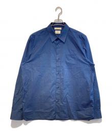 BOTTEGA VENETA（ボッテガベネタ）の古着「トライアングルポケットコットンドレスシャツ」｜ネイビー