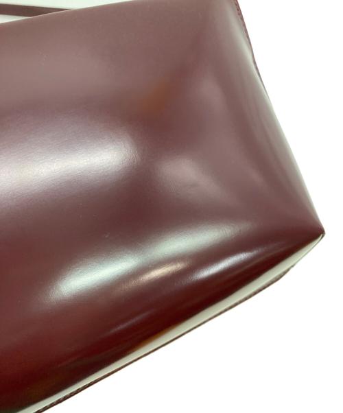 Hoaw（ハァウ）Hoaw (ハァウ) ガラスレザーショルダーバッグ パープル サイズ:下記参照　 未使用品の古着・服飾アイテム