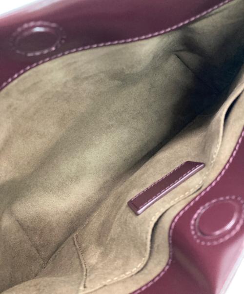 Hoaw（ハァウ）Hoaw (ハァウ) ガラスレザーショルダーバッグ パープル サイズ:下記参照　 未使用品の古着・服飾アイテム