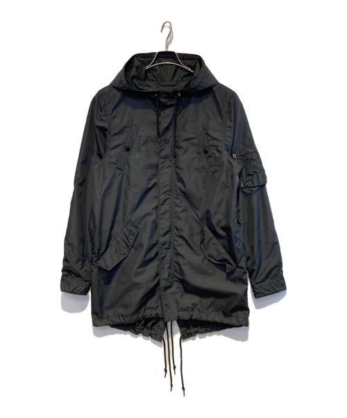 ALPHA（アルファ）ALPHA (アルファ) UNDEFEATED (アンディフィーテッド) M65フィッシュテールパーカ ブラック サイズ:Lの古着・服飾アイテム