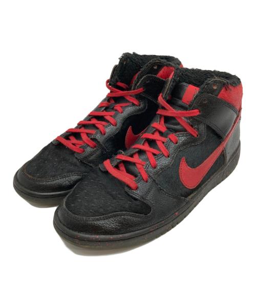 NIKE（ナイキ）NIKE (ナイキ) DUNK HIGH PRO PREMIUM SB ブラック×レッド サイズ:US10.52の古着・服飾アイテム