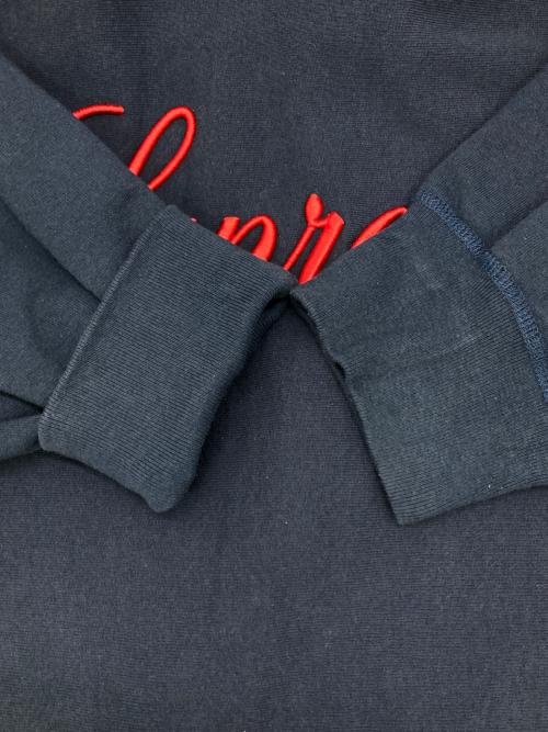 SUPREME（シュプリーム）SUPREME (シュプリーム) Embroidered Script Hooded Sweatshirt ネイビー サイズ:XLの古着・服飾アイテム