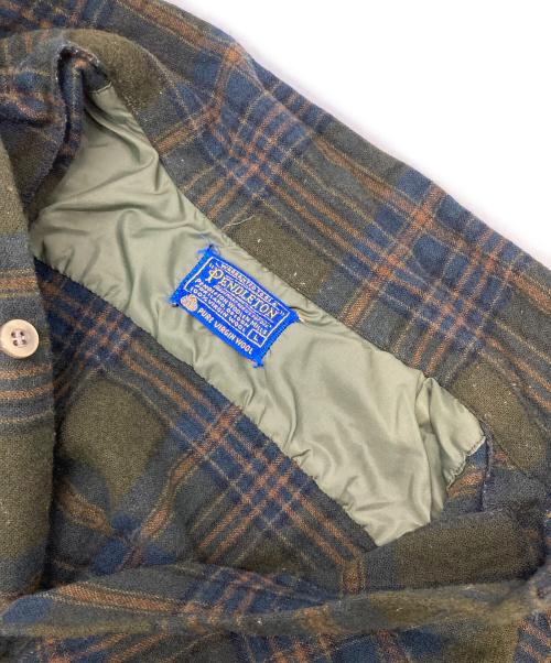 PENDLETON（ペンドルトン）PENDLETON (ペンドルトン) ［古着］チェックシャツ グリーン サイズ:Lの古着・服飾アイテム