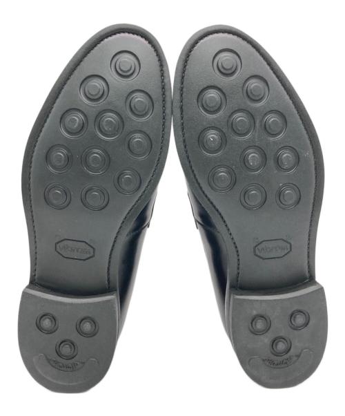 berwick（バーウィック）berwick (バーウィック) コインローファー ブラック サイズ:7（26cm相当）の古着・服飾アイテム