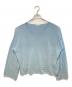 JOURNAL STANDARD（ジャーナルスタンダード）の古着「ペーパーヤーンボートネックプルオーバー」｜ブルー