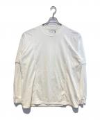 sssteinシュタイン）の古着「OVERSIZED LAYERED SLEEVE TEE」｜ホワイト