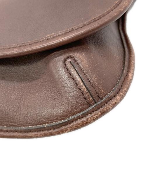 COACH（コーチ）COACH (コーチ) レザーショルダーバッグ ブラウンの古着・服飾アイテム