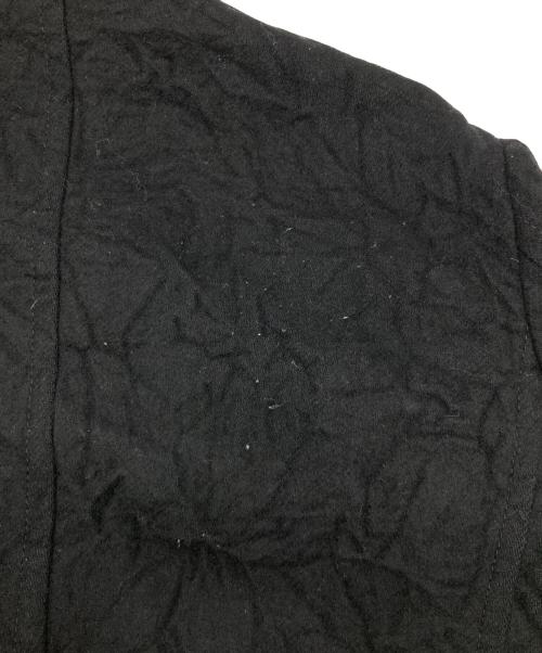 tricot COMME des GARCONS（トリココムデギャルソン）tricot COMME des GARCONS (トリココムデギャルソン) シワ加工ピーコート ブラック サイズ:Sの古着・服飾アイテム